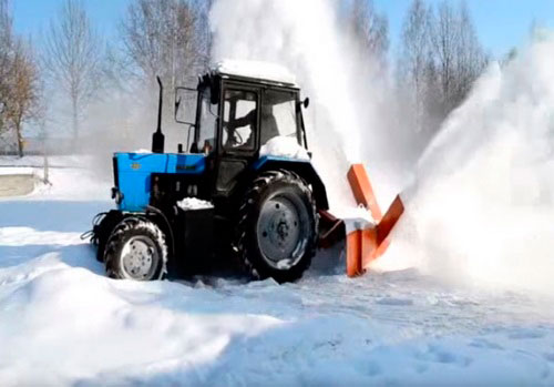 Оборудование снегоочистительное навесное СНТ-2500 - купить на МТЗ (Беларус)