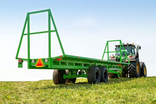 Тележка сельскохозяйственная для перевозки рулонов ТПР-10 - купить на трактор МТЗ