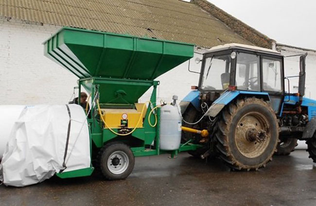 Плющилка влажного зерна ПВЗ-10П - купить на трактор МТЗ
