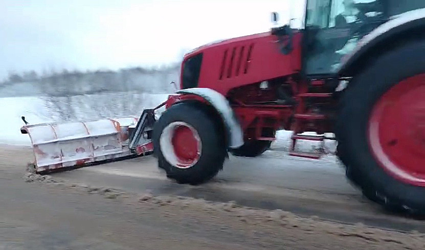 Отвал снежный ОСП-3.1 к трактору МТЗ - 2022.3