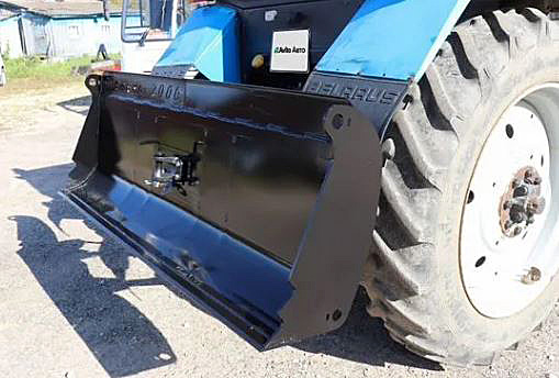 Отвал Кремень ОК2000 на заднюю навеску трактора (с буксировочной петлёй)