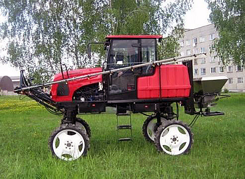 Опрыскиватель-разбрасыватель самоходный рисовый БЛ-3000Р