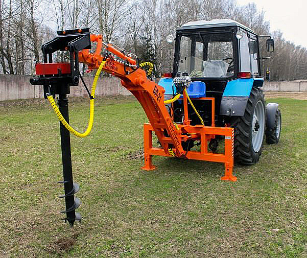 Ямокопатель навесной БЛ-120-02Г (на мини-экскаваторы