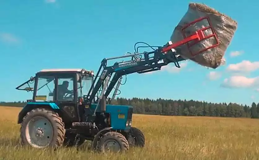 Захват рулонов на погрузчик