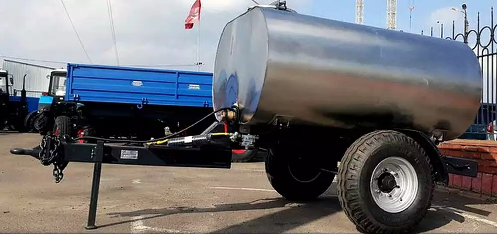 Цистерна пищевая ЗКТ-1 (1,0 м3)  из нержавеющей стали ( без насоса) 