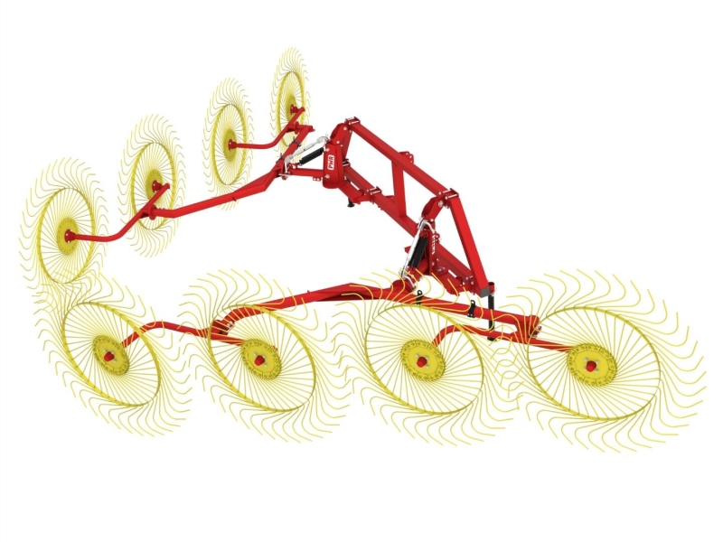 Грабли-ворошилки колесно-пальцевые HARVEST PWR 8