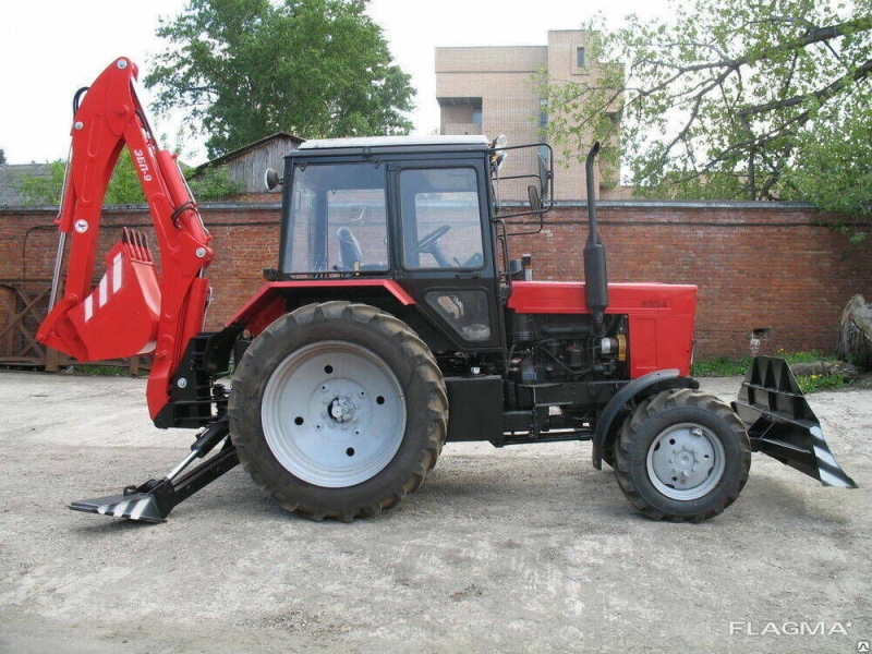 Экскаватор-бульдозер на базе МТЗ-82.1 с г/п отвалом