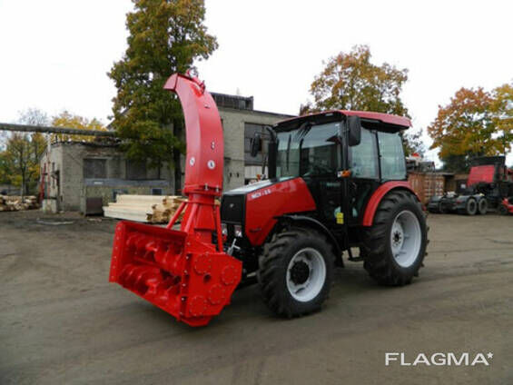 Снегоочиститель шнекороторный с гидроповоротным желобом