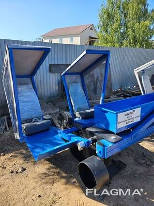 Сажалка (лесопосадочная машина на трактор) для посадки саженцев саксаула АЛП-4С