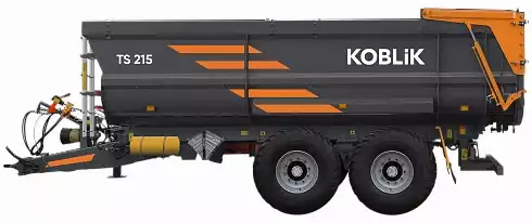 Полуприцеп самосвальный ковшовый тракторный TS 215