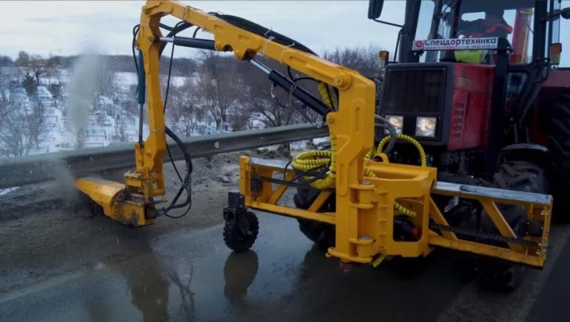 Винтовая фреза для дорожных обочин