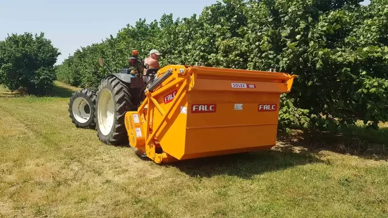 Измельчитель с бункером для растительных остатков FALC SOLEX (Италия)