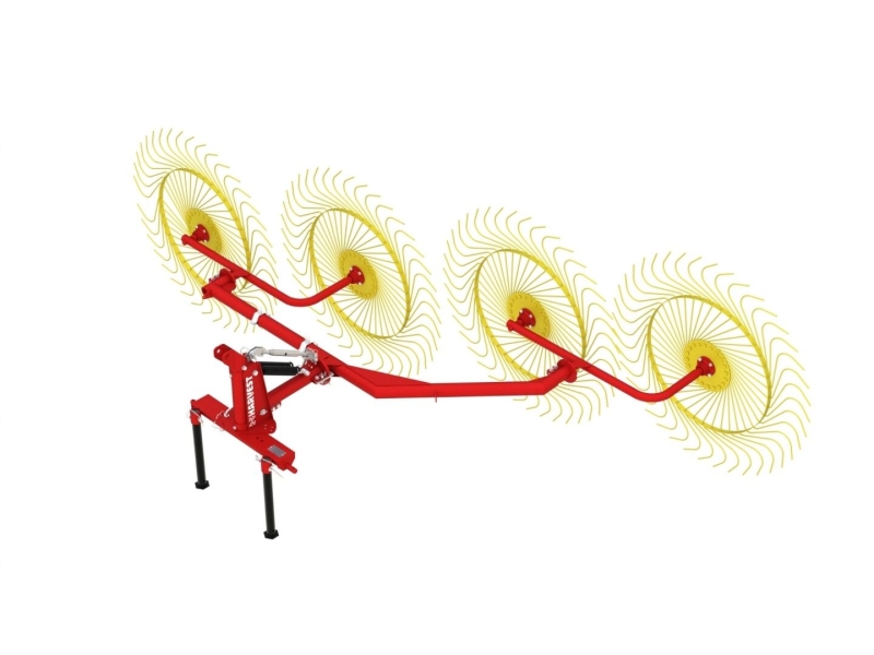 Грабли-ворошилки колесно-пальцевые HARVEST PWR 4