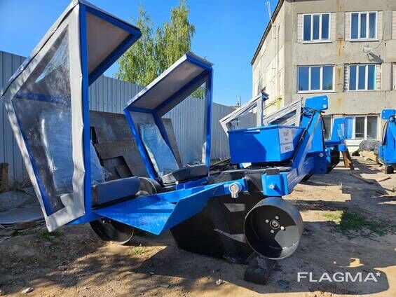 Сажалка (лесопосадочная машина на трактор) для посадки саженцев саксаула АЛП-4С