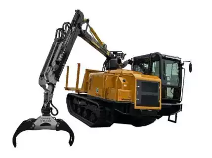 Трактор промышленный ТЛП-4М-031 с технологическим оборудованием «Лесной форвардер» с гидростатической трансм.