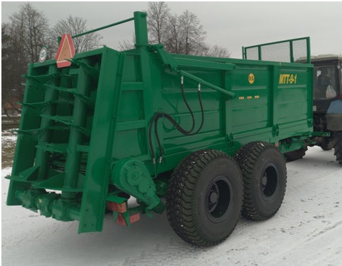 Машина для внесения твердых органических удобрений МТТ-9-1