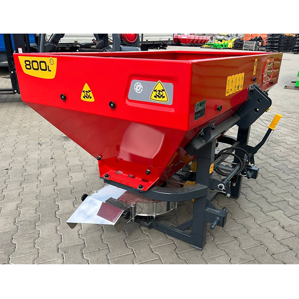 Разбрасыватель удобрений РУМ-800 усиленный с садовой приставкой тентованный