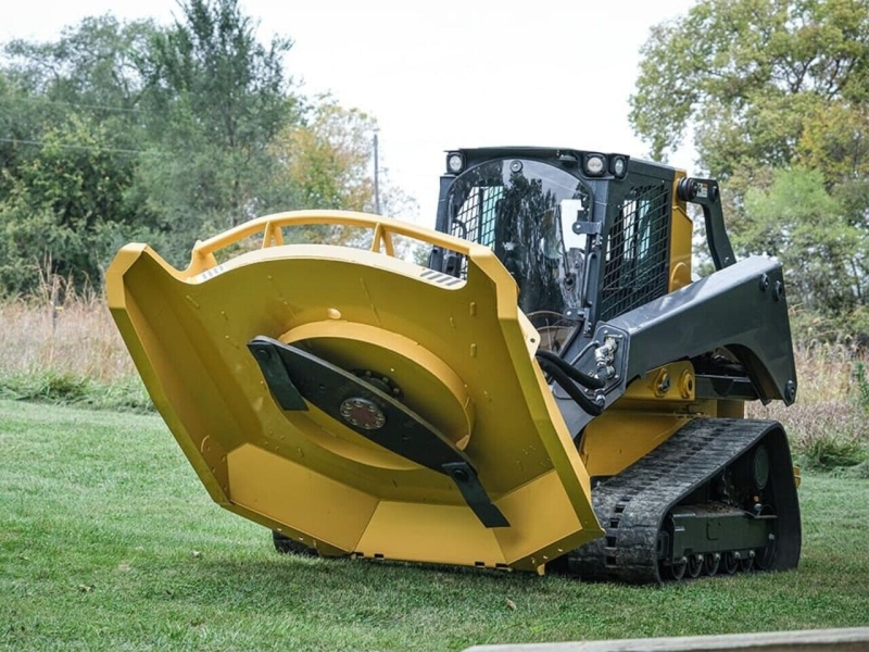 Роторная косилка на мини погрузчик 1,5м