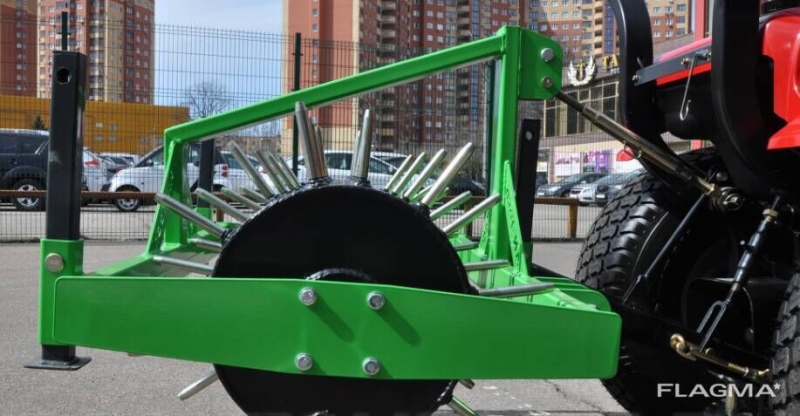 Аэратор навесной водоналивной на мини трактор