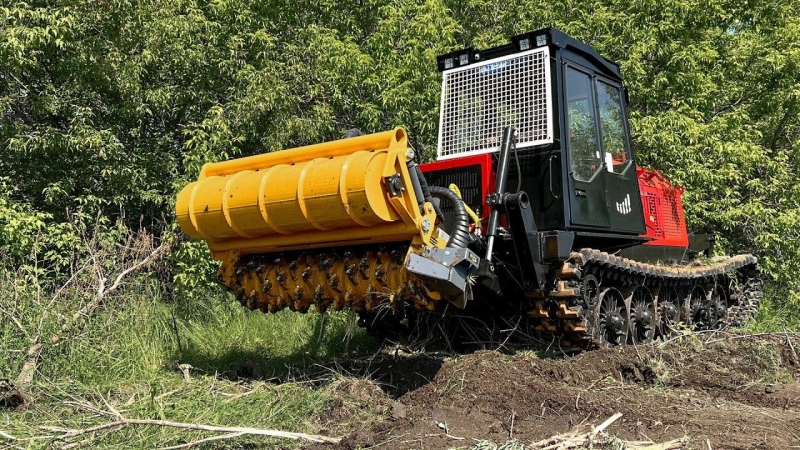 Мульчер модели ТЛП-4М-038А с рабочим органом: ротоватором MeriCrusher MC5-190