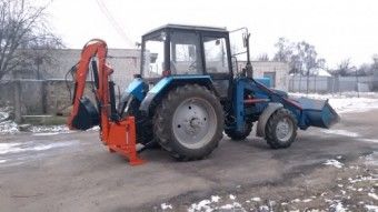 Навесной экскаватор ЕМ-100