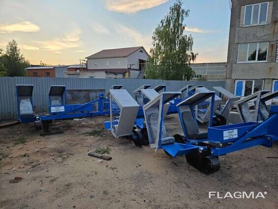 Сажалка (лесопосадочная машина на трактор) для посадки саженцев саксаула АЛП-4С