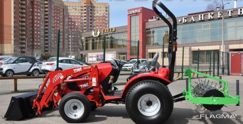 Аэратор навесной водоналивной на мини трактор