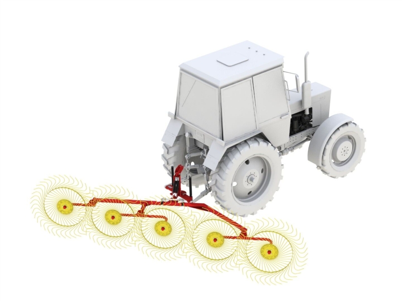 Грабли-ворошилки колесно-пальцевые HARVEST PWR 5