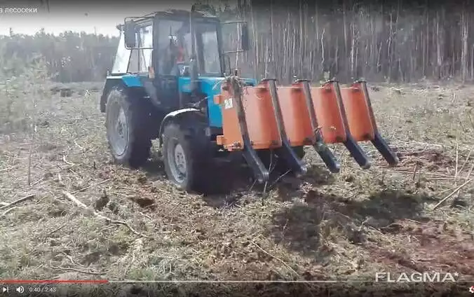 Оборудование навесное для сбора веток ЕМ-2200 на МТЗ-82/1221(Грабли лесные)