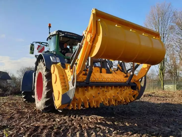 Ротоватор Mericrusher MJHS-241 STX для трактора "Беларус -3522.3" / VALTRA Q305 Twin Track