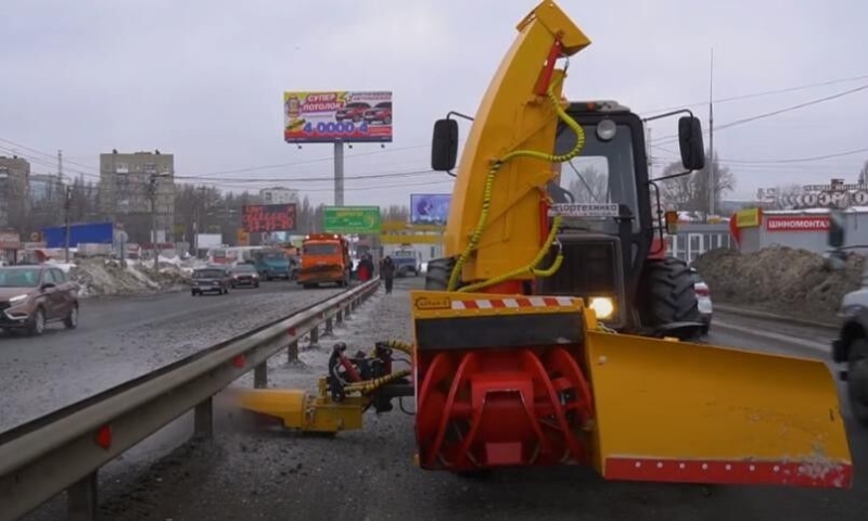 Винтовая фреза для дорожных обочин