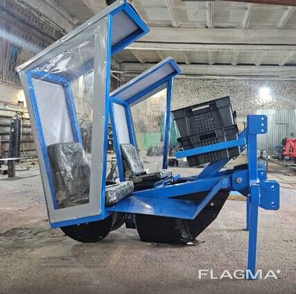 Сажалка лесная универсальная СЛУ-1 (лесопосадочная машина на МТЗ)