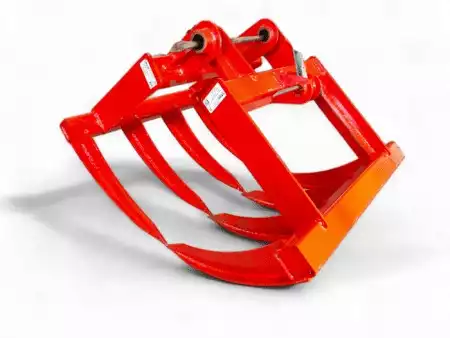 Когти вилы 4 зубов Нового образца (пара) усиленные «Орлиный коготь» для грейферного погрузчика ПЭ-Ф-1БМ, ПЭФ