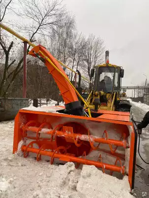 Автономный шнекороторный снегоочиститель СШ-2.5А на фронтальный погрузчик