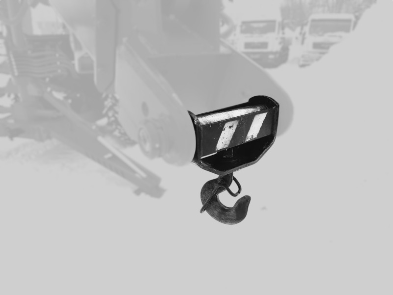 Грузоподъемный крюк для грейферного погрузчика ПЭ-Ф-1БМ, ПЭФ — ПЭК.08.601