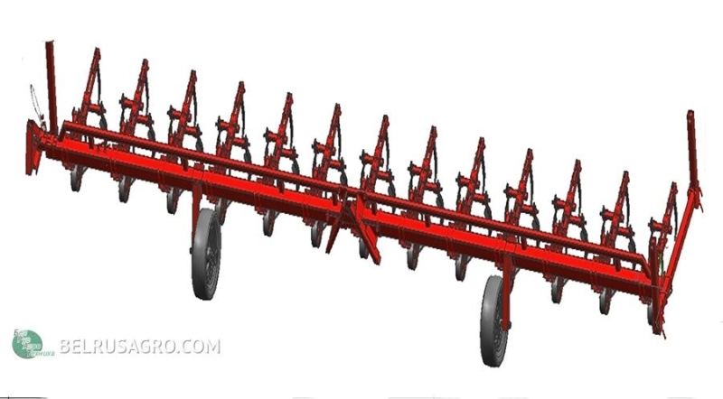 Культиватор навесной для междурядной обработки почвы КРН-8,4