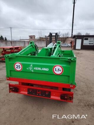 Полуприцеп малогабаритный тракторный МТЗ-320 с ПСМ самосвальный (1.5 т)