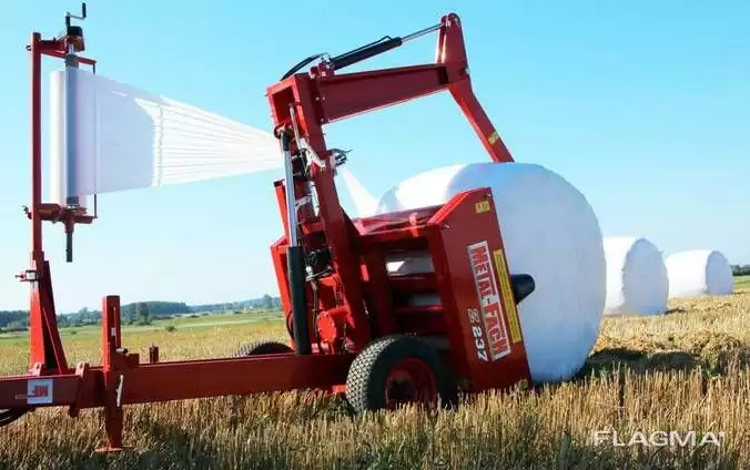 Обмотчик рулонов Z577 с устройством для установки рулонов в вертикальном положении