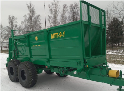 Машина для внесения твердых органических удобрений МТТ-9-1