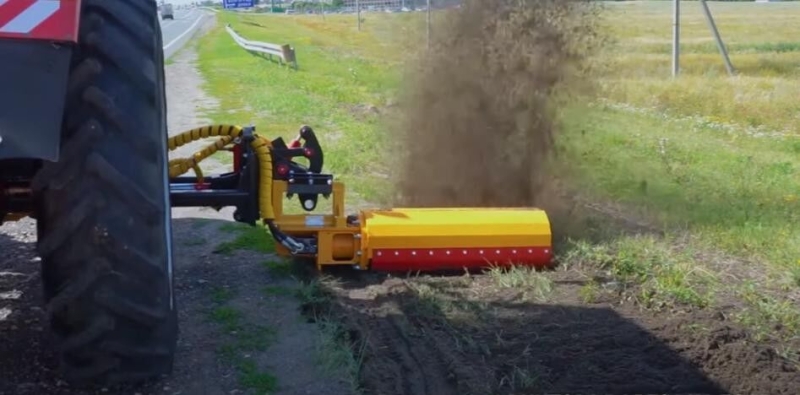 Винтовая фреза для дорожных обочин