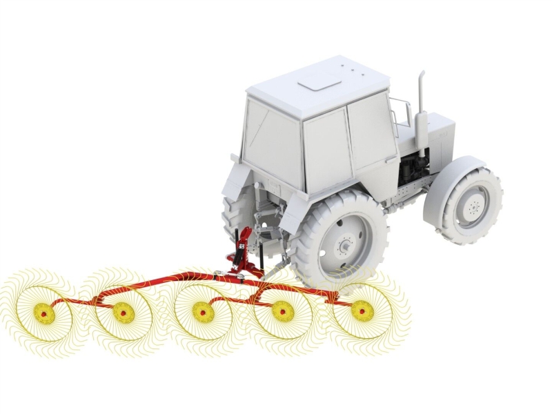 Грабли-ворошилки колесно-пальцевые HARVEST PWR 5