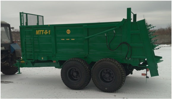 Машина для внесения твердых органических удобрений МТТ-9-1