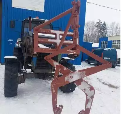 Захват для бордюров на КУН МТЗ