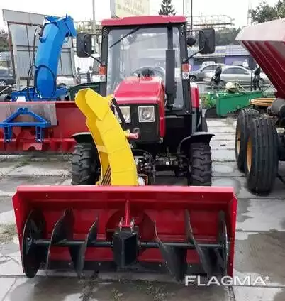 Снегоочиститель Ст-1500 на трактор Мтз-320 (передняя навеска)