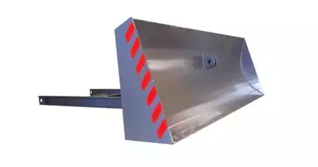 Отвал бульдозерный ПЭК.13.100А для грейферного погрузчика ПЭ-Ф-1БМ, ПЭФ