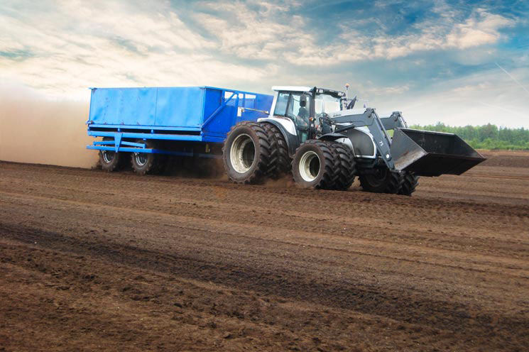 Прицеп для перевозки торфа Meripeat TRL-30 F